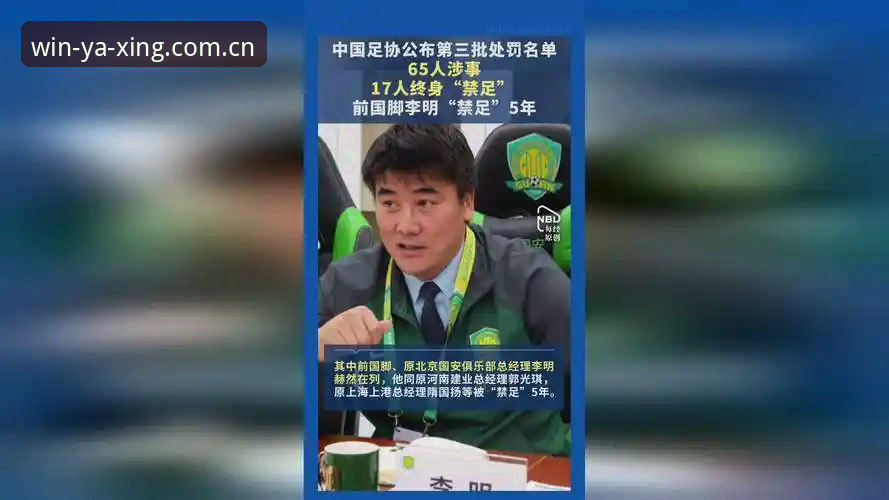中国足协第三批禁足名单出炉：68名从业者受罚的5大关键看点